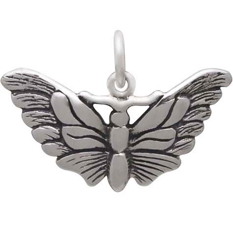 Sterling Silver Butterfly Moth Charm