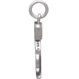 Sterling Silver Pitbull Dog Charm