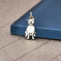 Sterling Silver Pitbull Dog Charm