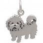 Sterling Silver Maltese Dog Charm