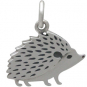 Sterling Silver Hedgehog Charm 16x14mm