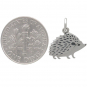 Sterling Silver Hedgehog Charm 16x14mm