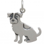 Sterling Silver Jack Russell Terrier Dog Charm 20x15mm
