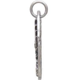 Sterling Silver Ancient Coin Charm -Phoenix 22x20mm