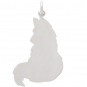 Sterling Silver Fox Charm 33x18mm