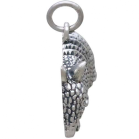 Sterling Silver Armadillo Charm 18x26mm