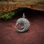 Sterling Silver Pangolin Charm 24x19mm