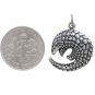 Sterling Silver Pangolin Charm 24x19mm