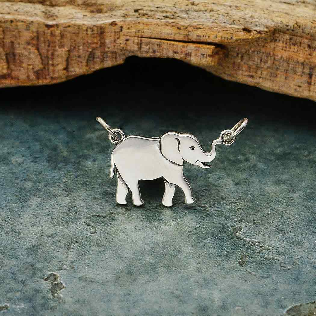 EARRING BLANKS - Elephant Strength Earrings - WOOD Earring