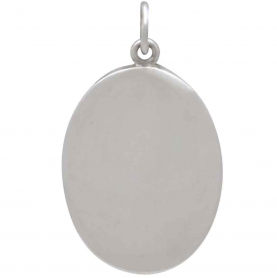 Silver Mushroom Pendant with Bronze Star and Moon 26x15mm