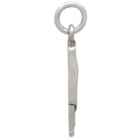 Sterling Silver Hand Charm 21x8mm