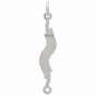 Sterling Silver Small Squiggle Link 30x5mm