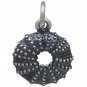 Sterling Silver Mini Sea Urchin Charm 16x11mm