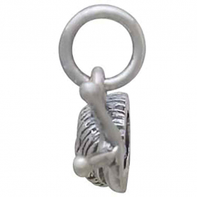 Sterling Silver Snail Charm 10x14mm