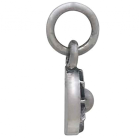 Sterling Silver Mini Sun Coin Charm