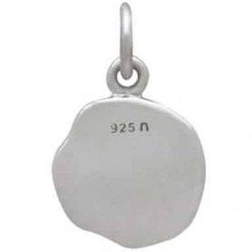 Sterling Silver Wax Seal Heart Charm