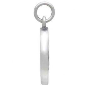 Sterling Silver Butterfly Charm in a Frame 20x14mm