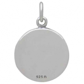 Sterling Silver Butterfly Charm in a Frame 20x14mm