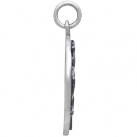 Sterling Silver Medusa Pendant 24x18mm