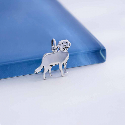 thumbnail image 2 of Labrador Dog Sterling Silver 3d Charm -with Options - Australia 2 of 9