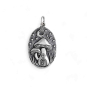 Sterling Silver Mushroom Cottage Charm 30x16mm