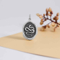 Nina Designs Sterling Silver Wax Seal Snake Charm