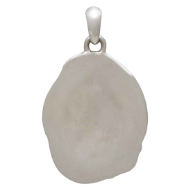 Sterling Silver Lion Pendant Back View