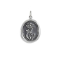 Nina Designs Sterling Silver Wax Seal Forget Me Not Charm 25x16mm