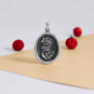 Nina Designs Sterling Silver Wax Seal Forget Me Not Charm