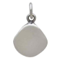 Sterling Silver Wax Seal with Bronze Star Charm Back View