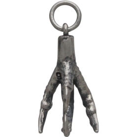 Sterling Silver Bird Claw Charm Talons 22x10mm