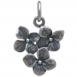 Sterling Silver Hydrangea Cluster Charm 18x12mm