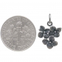 Sterling Silver Hydrangea Cluster Charm 18x12mm