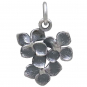 Sterling Silver Hydrangea Cluster Charm 18x12mm