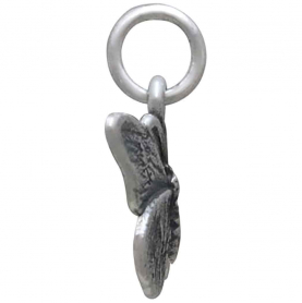 Sterling Silver Monarch Butterfly Charm Side View