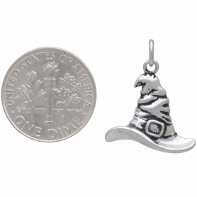 Sterling Silver Witch Hat Charm