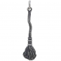 Sterling Silver Witch's Broom Charm Front View