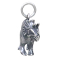 Sterling Silver Triceratops Dinosaur Charm Side View
