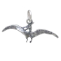 Sterling Silver Pterodactyl Dinosaur Charm Back View