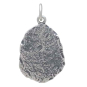 Sterling Silver Trilobite Fossil Pendant Back View
