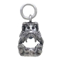 Sterling Silver T-Rex Skull Charm Side View