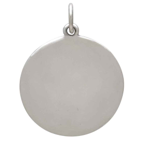 Sterling Silver Victory Angel Pendant Back View