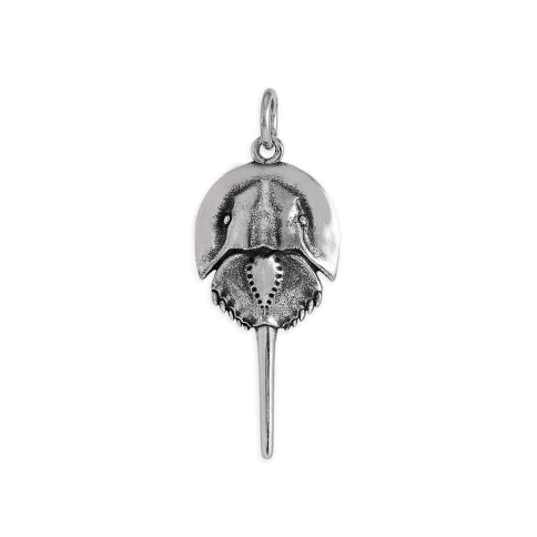 Nina Designs Sterling Silver Horseshoe Crab Charm 31x12mm