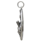 Sterling Silver Pumpkins with Vine Pendant Side View