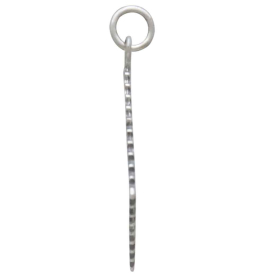 Sterling Silver Love Forever Stamp Charm Side View