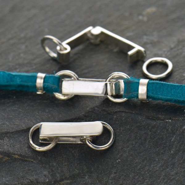 Sterling Silver Narrow Snap Clasp