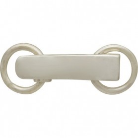 Sterling Silver Narrow Snap Clasp 20x7mm