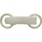 Sterling Silver Narrow Snap Clasp 20x7mm