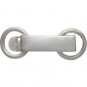 Sterling Silver Narrow Snap Clasp 20x7mm