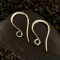 Sterling Silver Ear Wire - Simple Flat 20x10mm